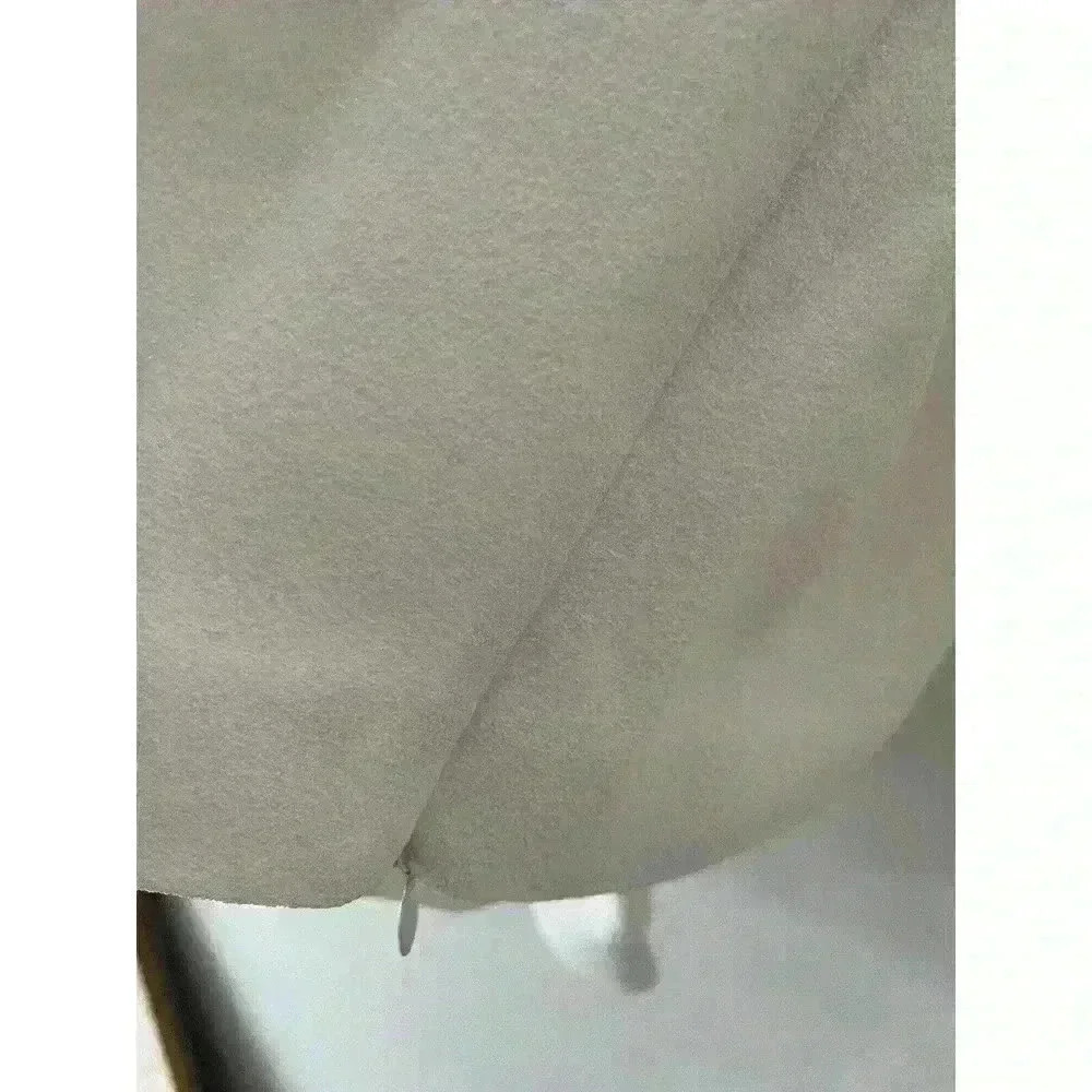 VICTORIA BECKHAM IVORY CREPE LONG VOLUMINOUS SLEEVE BLOUSE US SIZE 2 - Picture 5 of 8